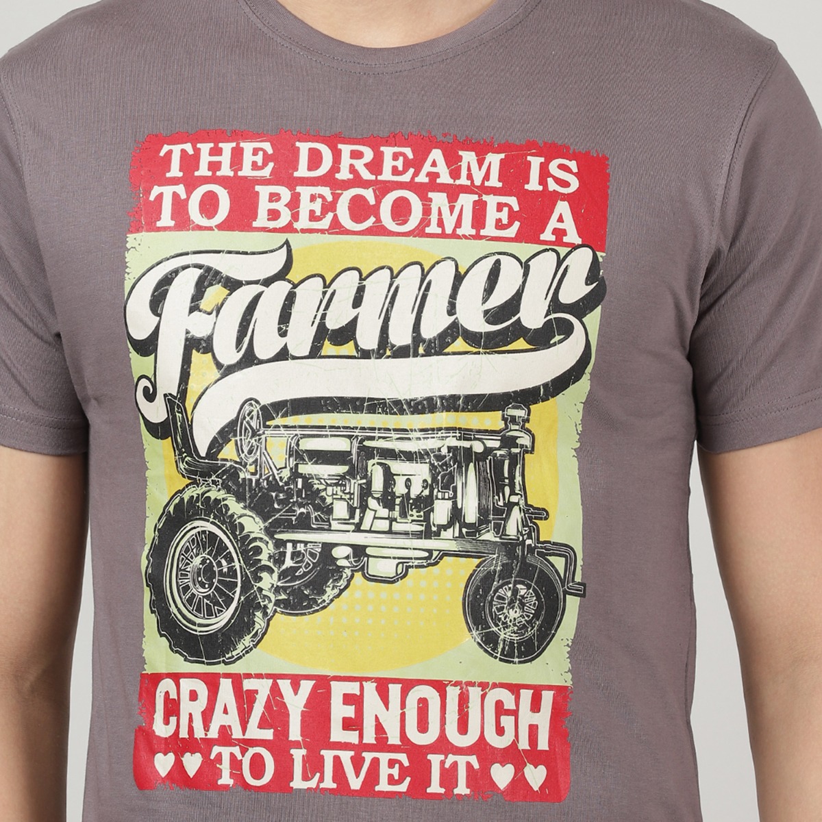 Haako Farmer Dream Dark Gray T-Shirt