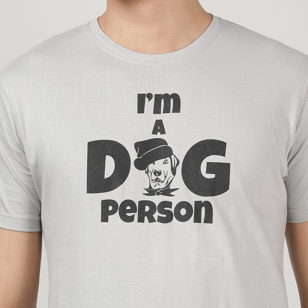 Haako I'm A Dog Person Cement Gray T-Shirt