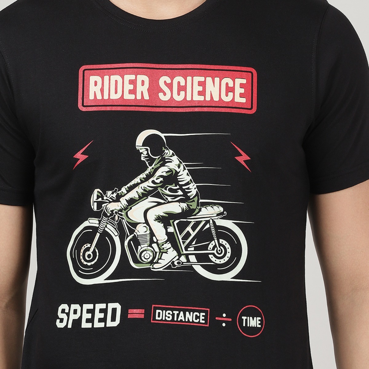 Haako Rider Science Ride Fast Black T-Shirt