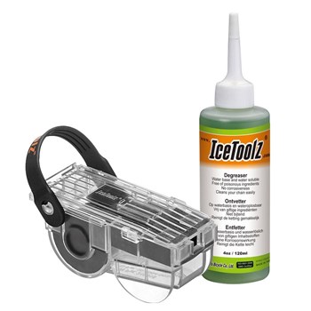 IceToolz C212 Chain Scrubber and Degreaser. Combo Blister
