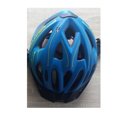 Cratoni Helmet C-Base Blue-Lime Matt Uni (2017)