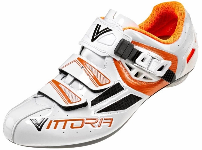 NEW VITTORIA men\'s 1976 knit performance road shoes in orange Vittoria 1976 Knit Road Shoes - Orange – SpinWarriors main image 4